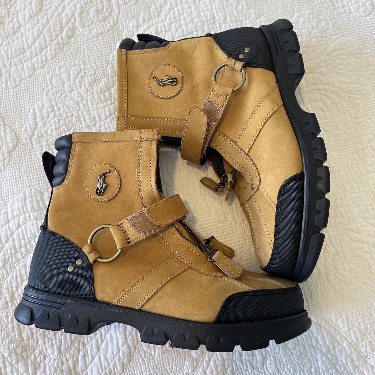 tan polo boots