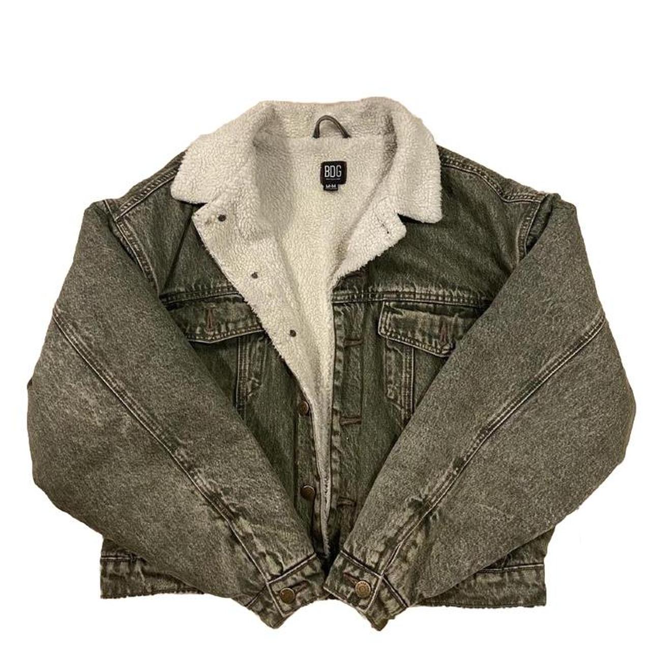 Bdg Jeans Sherpa Urban Outfitters BDG Green Sherpa Lined Jean