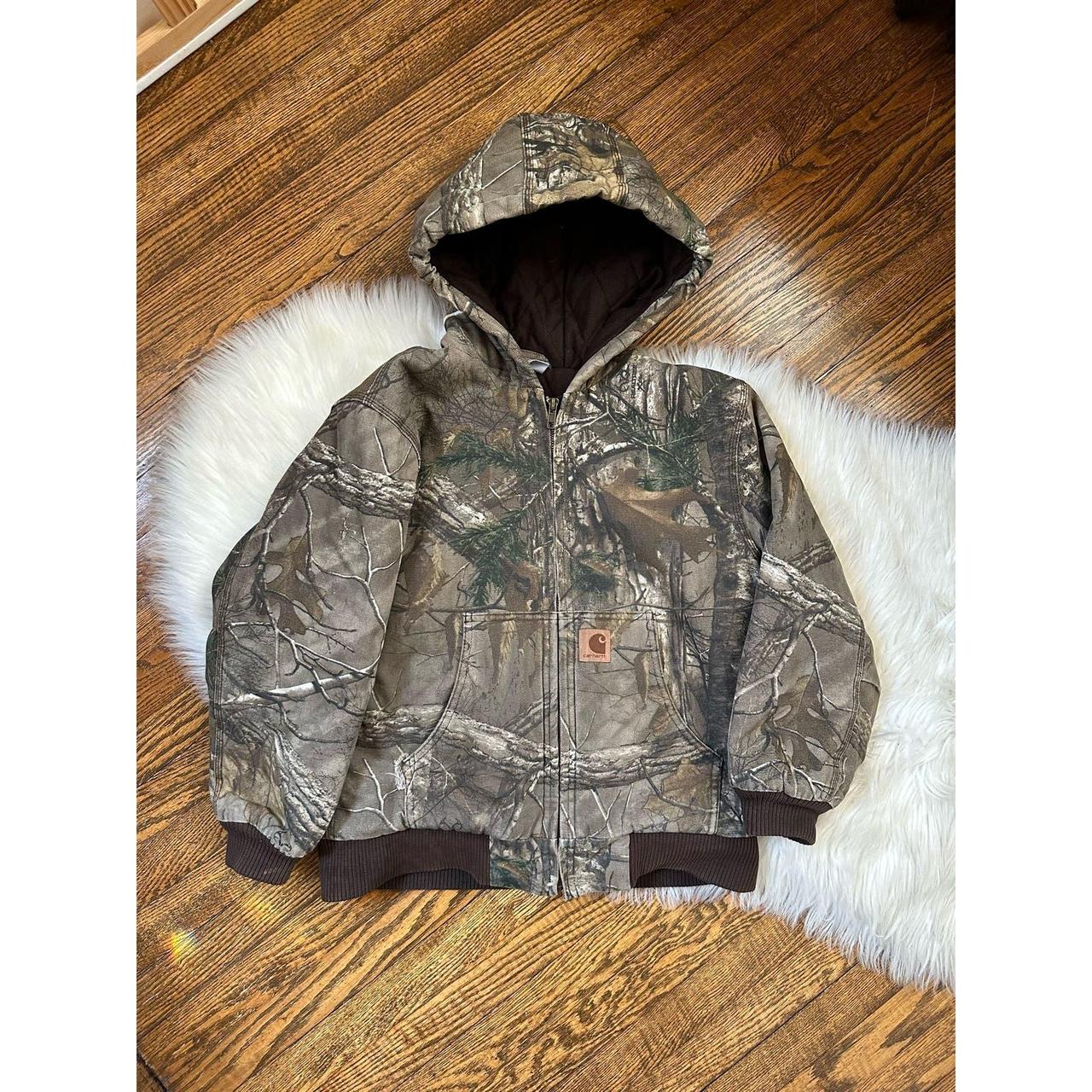 Carhartt Realtree Camo Youth Kids Jacket Size M... - Depop