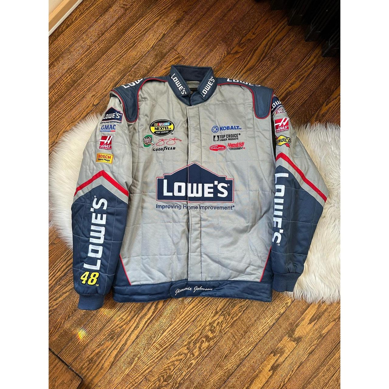 NASCAR Lowes Racing Jimmie Johnson Chase on sale Authentic Jacket Size Medium