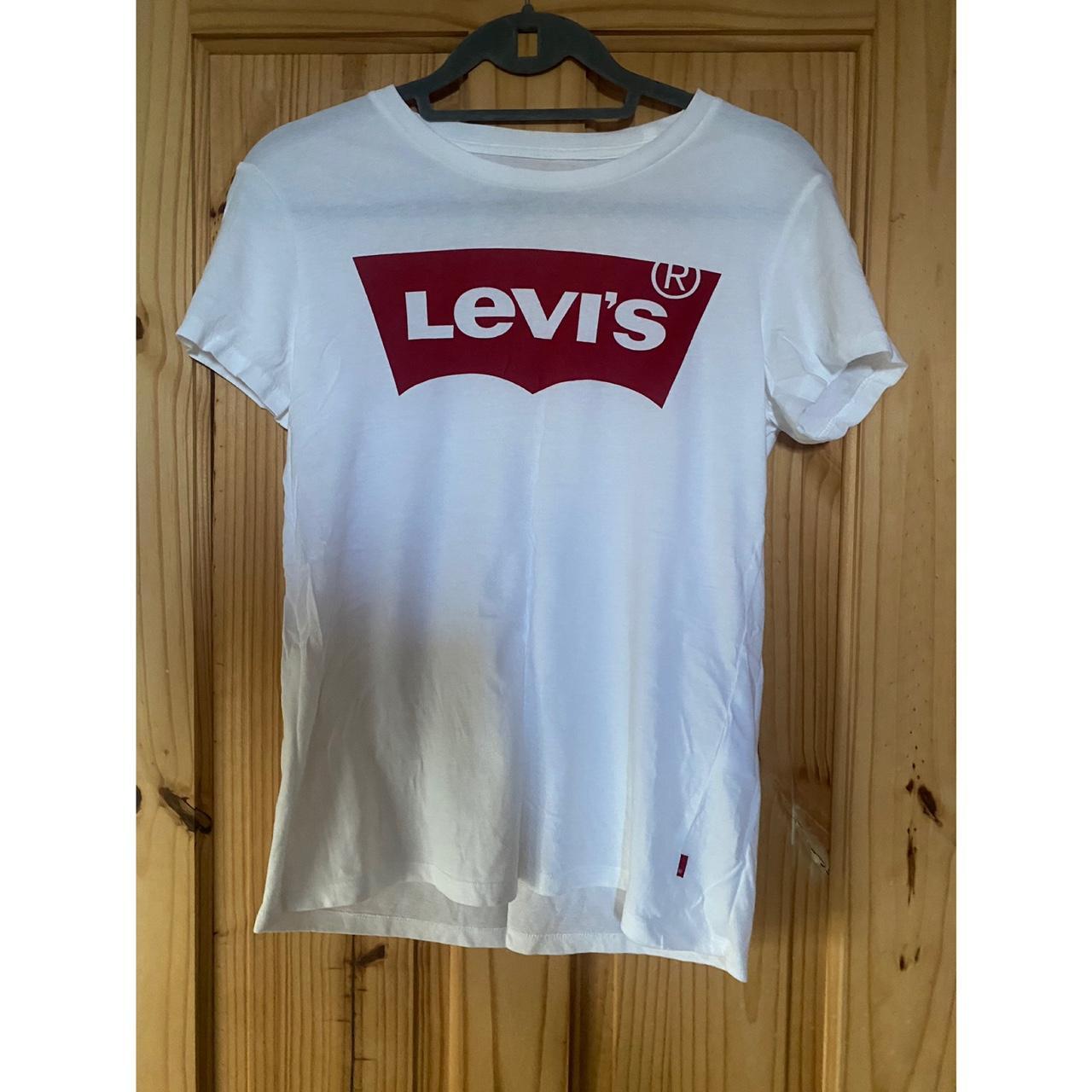 Women’s White Levi’s TShirt. Small. Worn once or... Depop