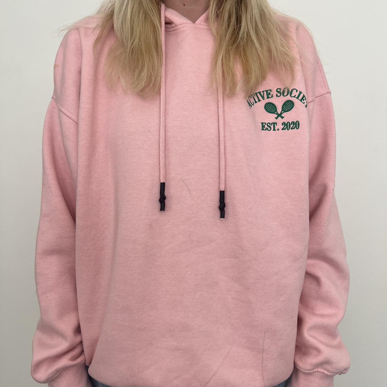 Pink Nasty Gal hoodie Size - 10 - Depop