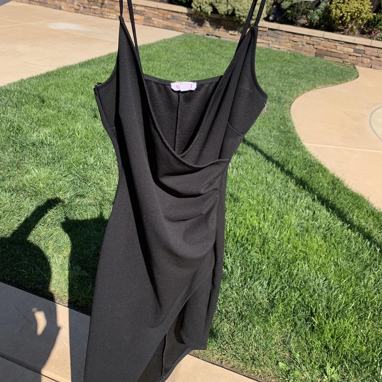 A'GACI Women's Black Dress