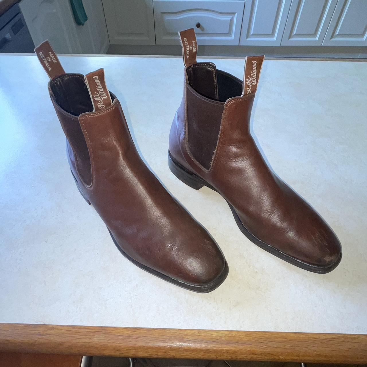 RM Williams Chelsea Boot Colour: Chestnut Size:... - Depop