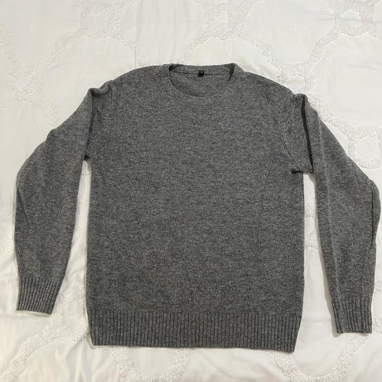 UNIQLO Men's Grey Jumper | Depop