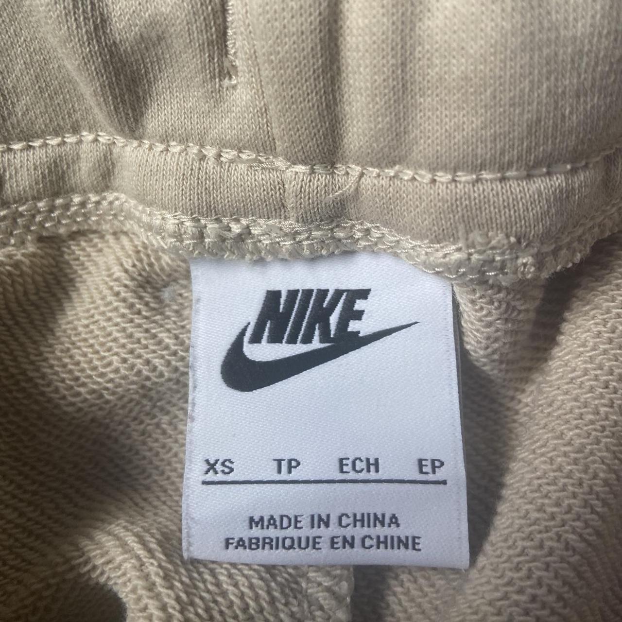 beige Nike shorts worn once but in perfect... - Depop