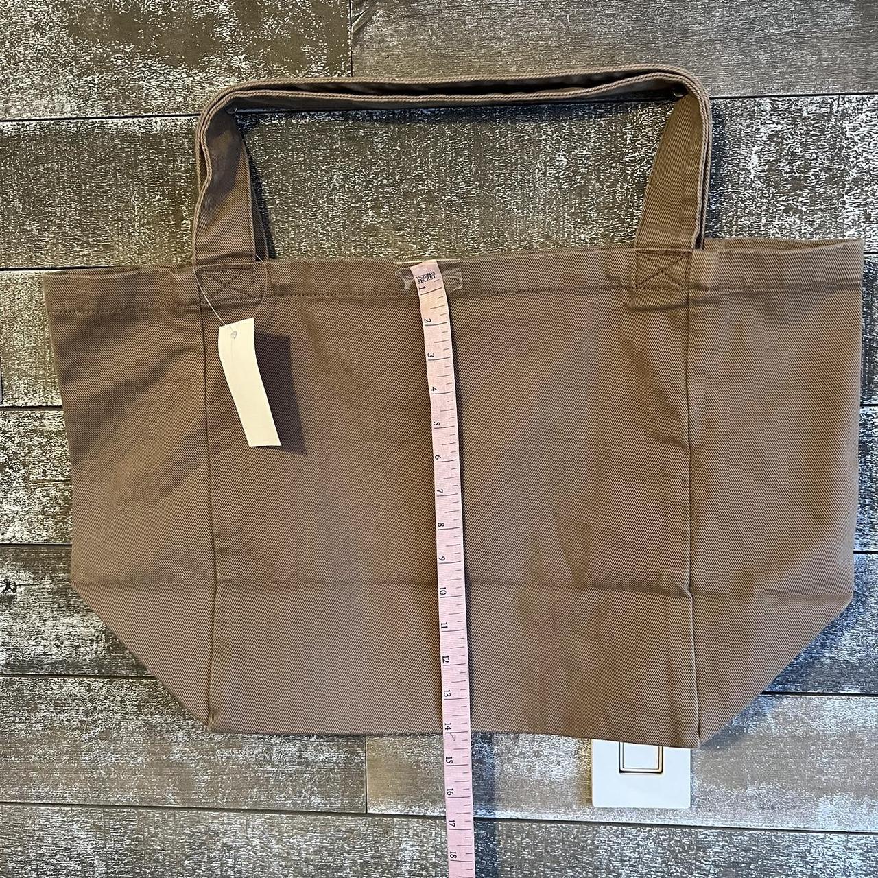 Brandy Melville light brown wide tote bag Depop