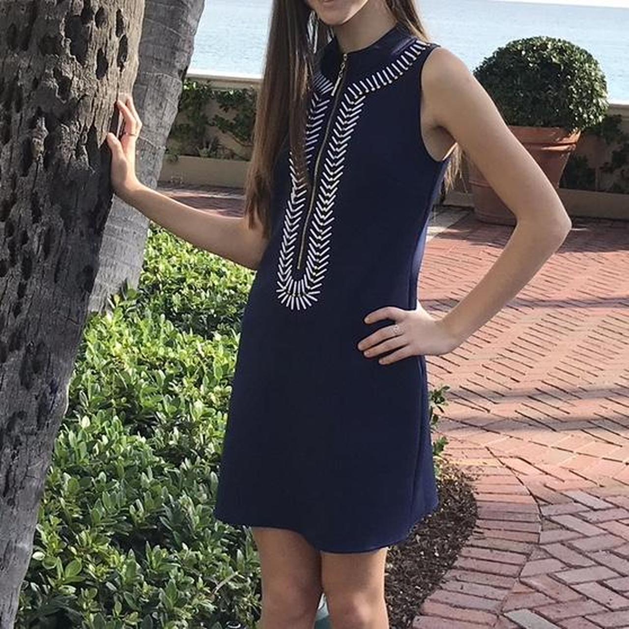 Navy and Gold Lilly Pulitzer Dress Worn once for