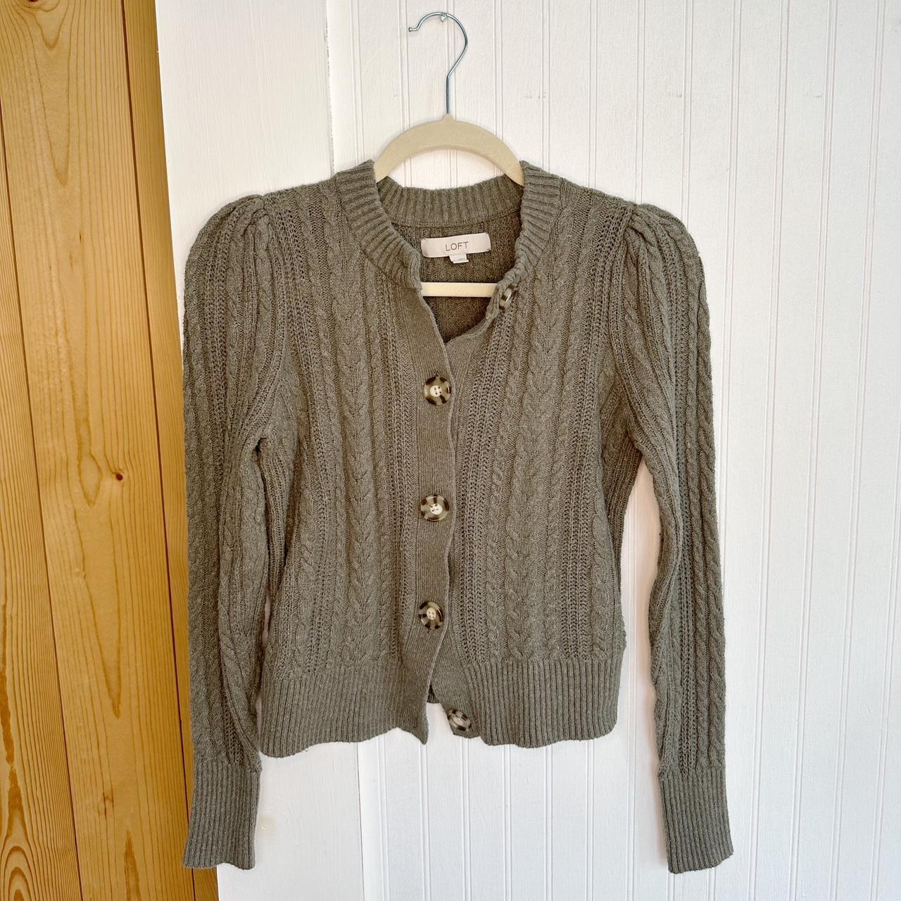 Loft on sale grey cardigan