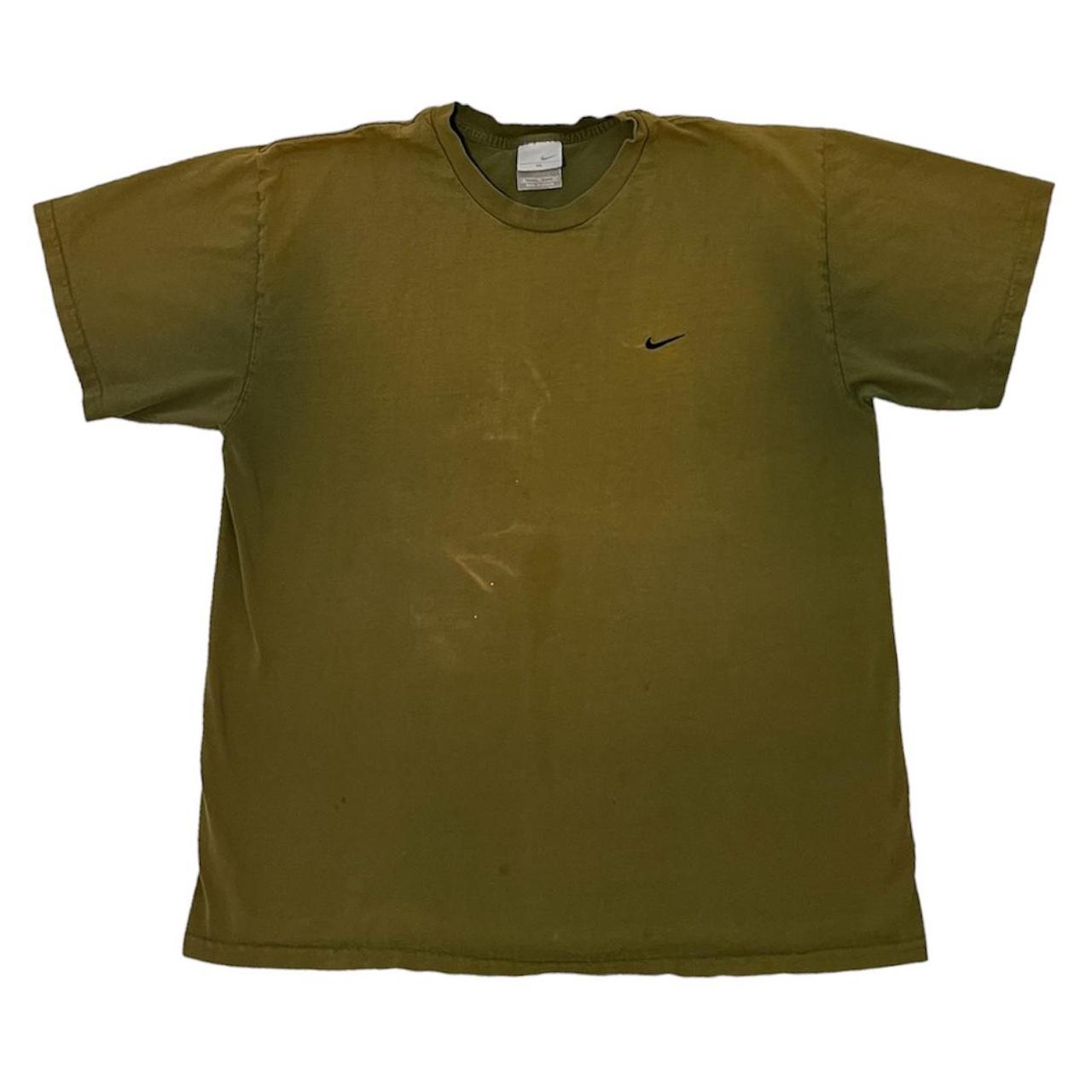 Vintage 2000 s Nike Essential Olive Green T shirt