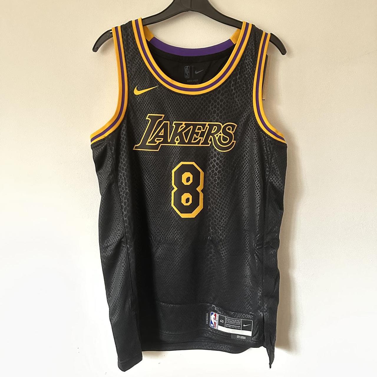 Kobe Bryant Nike LA Lakers City Edition Dri-Fit... - Depop