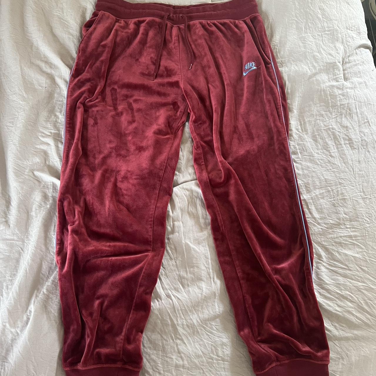 velvet nike sweatpants