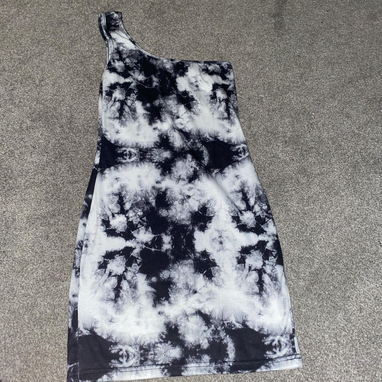 SHEIN Women's Black and White Dress | Depop