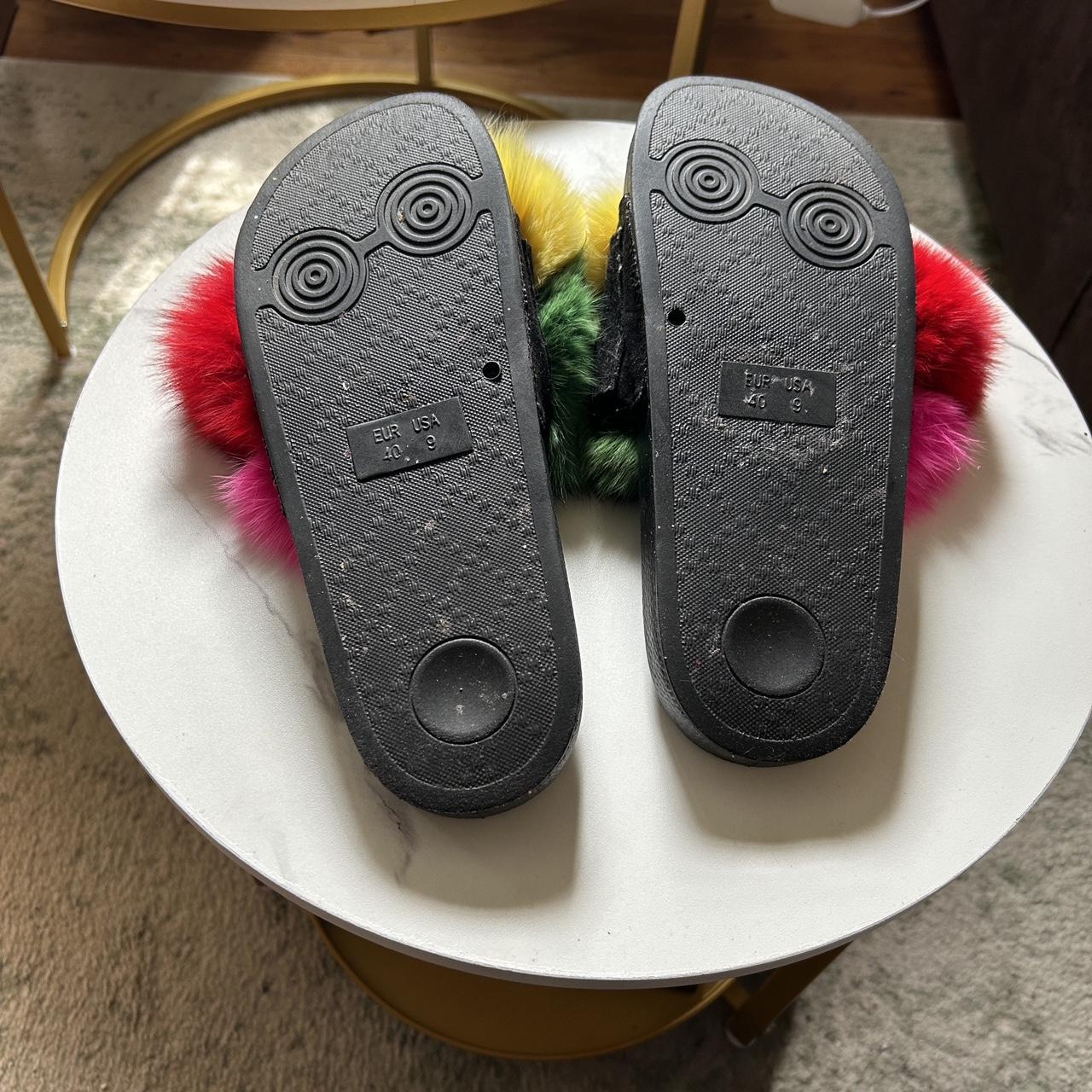 Women's Slides - Multi - US 9 – Slides colorful p… - image 3