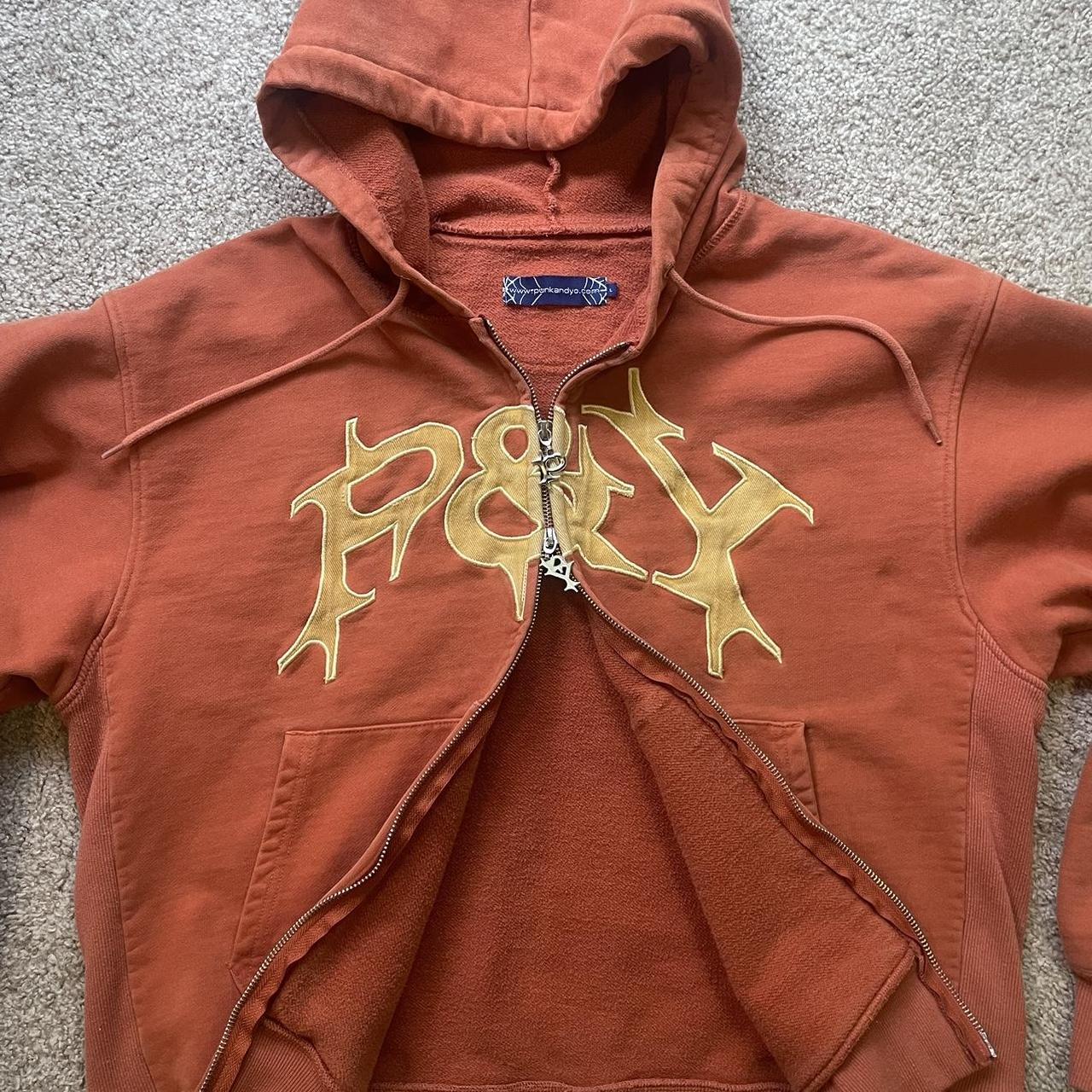 punk and yo brick zip up large , worn decent amount...