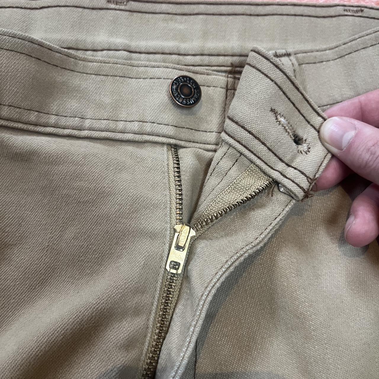 Levi's Men's Jeans - Tan/Cream - 38" – Vintage 19… - image 4