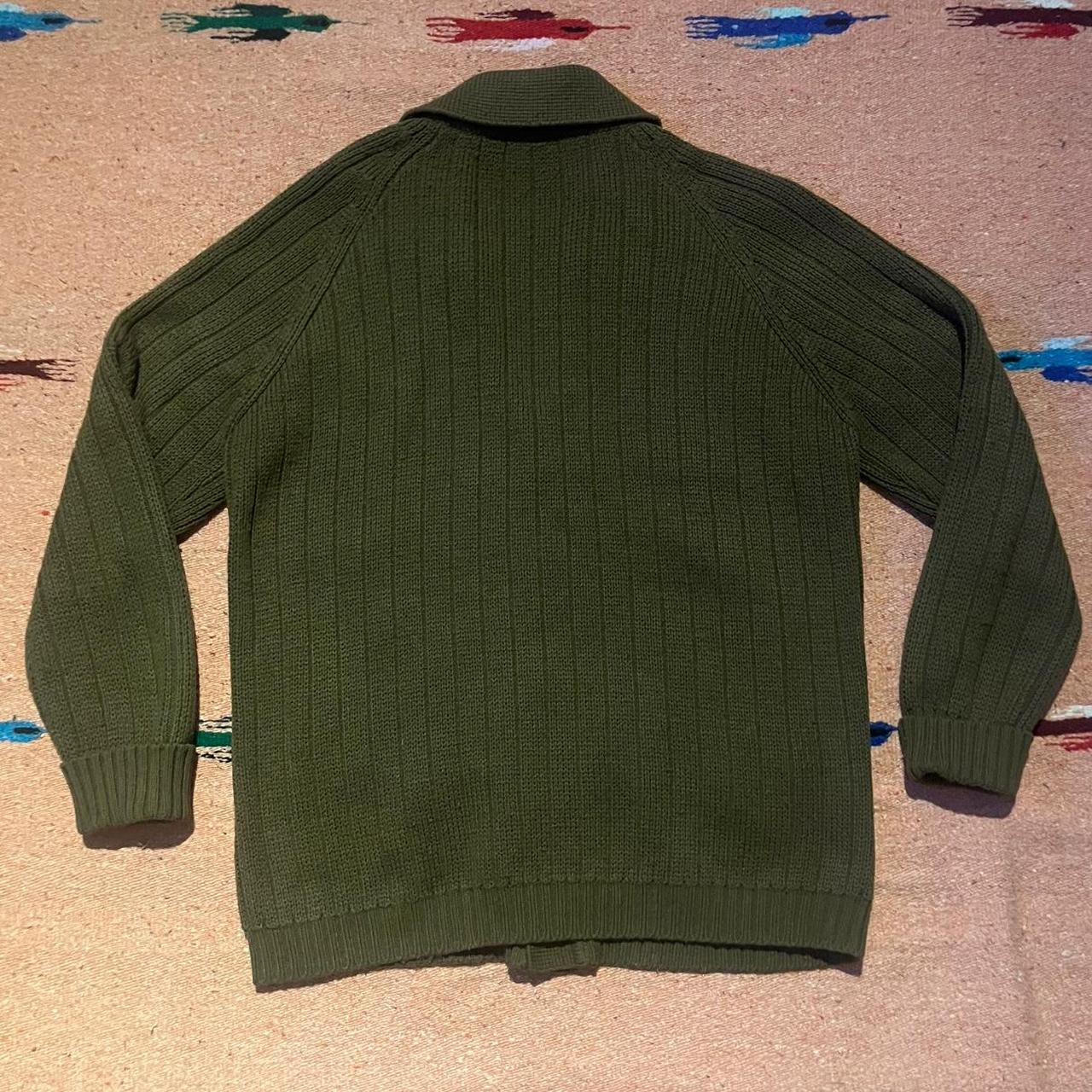 St Michael Men's Cardigan - Khaki/Green - L – Vin… - image 3