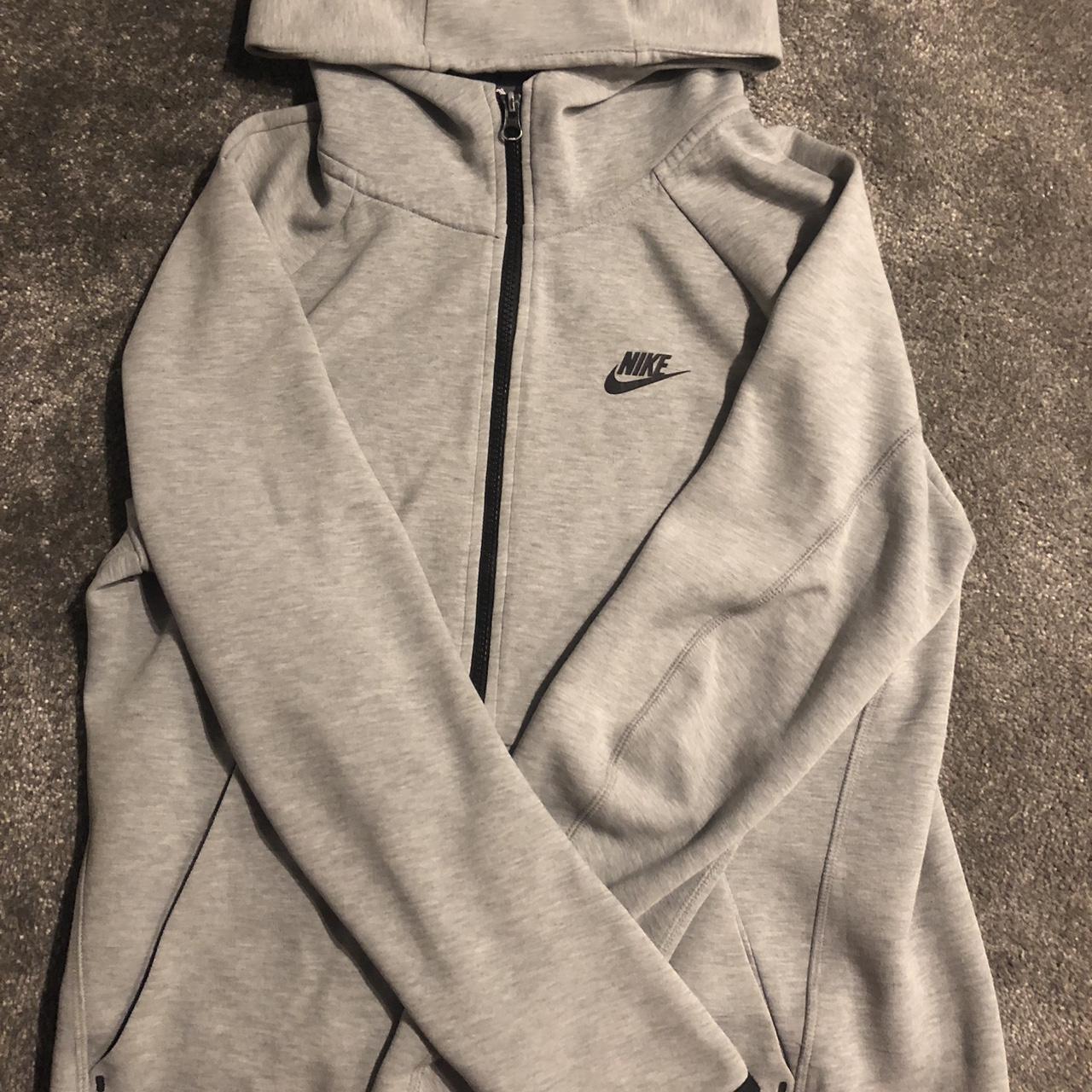 Grey OLD SEASON tech fleece Worn but excellent... - Depop