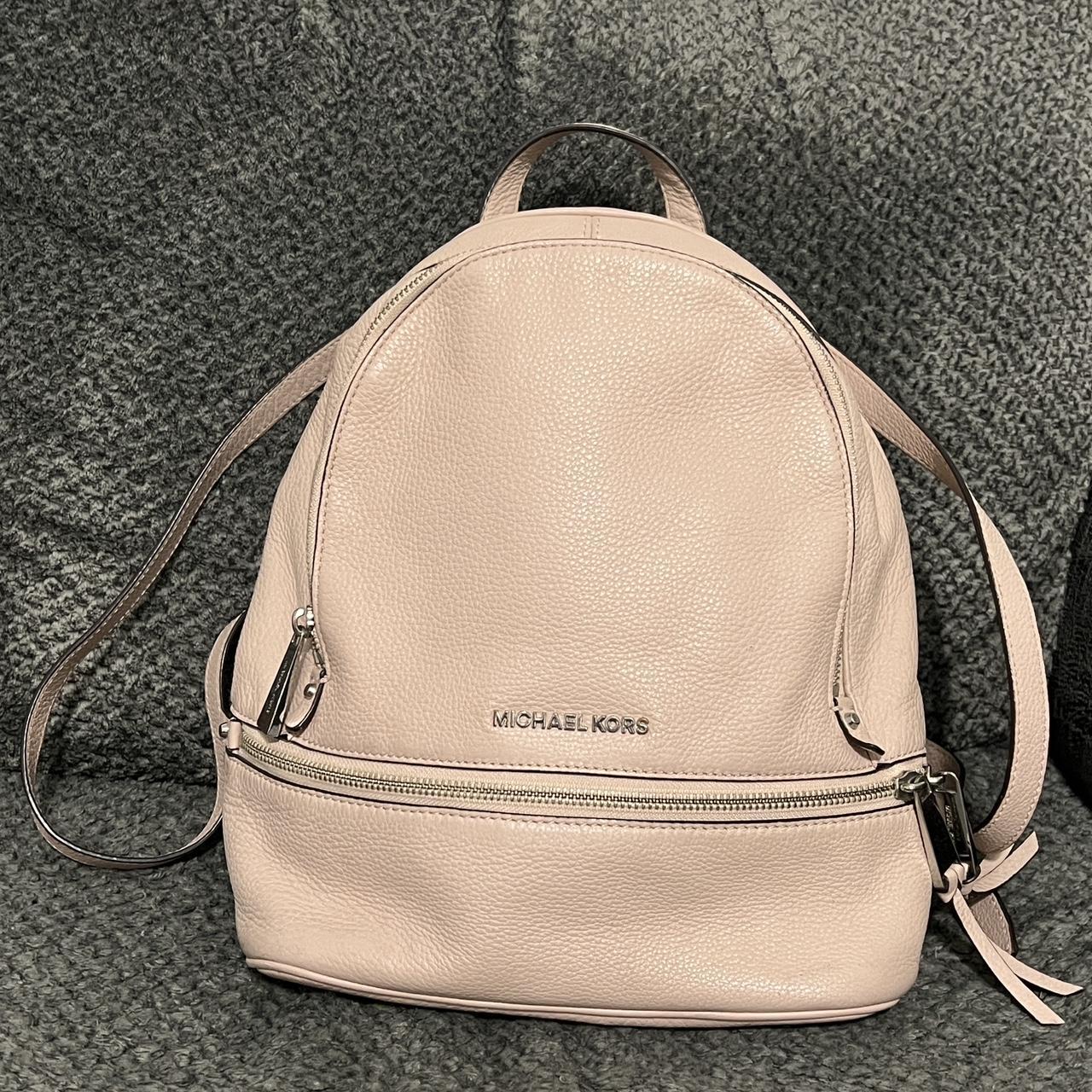 Michael kors online pink backpack