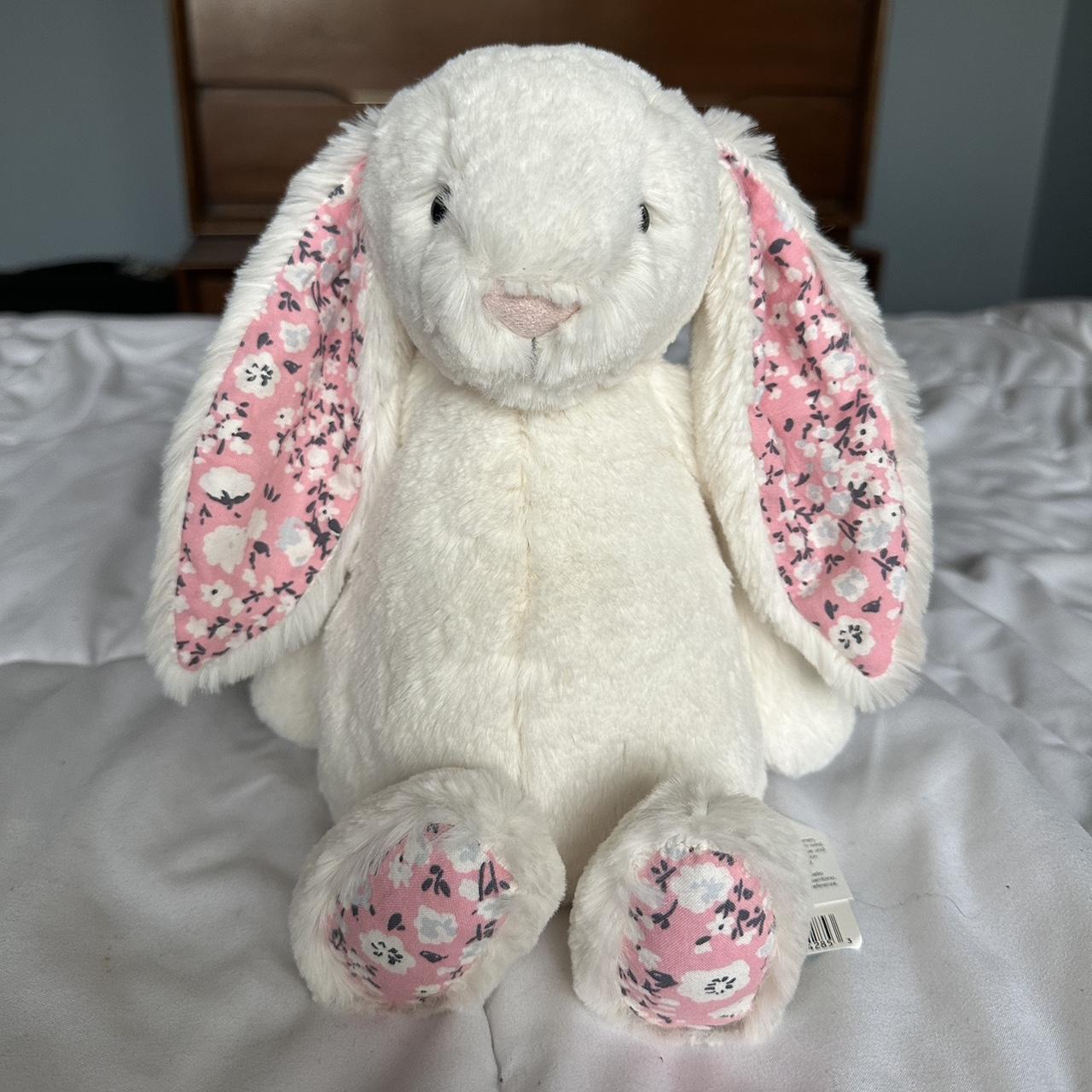 cherry blossom bunny jellycat brand new with... - Depop