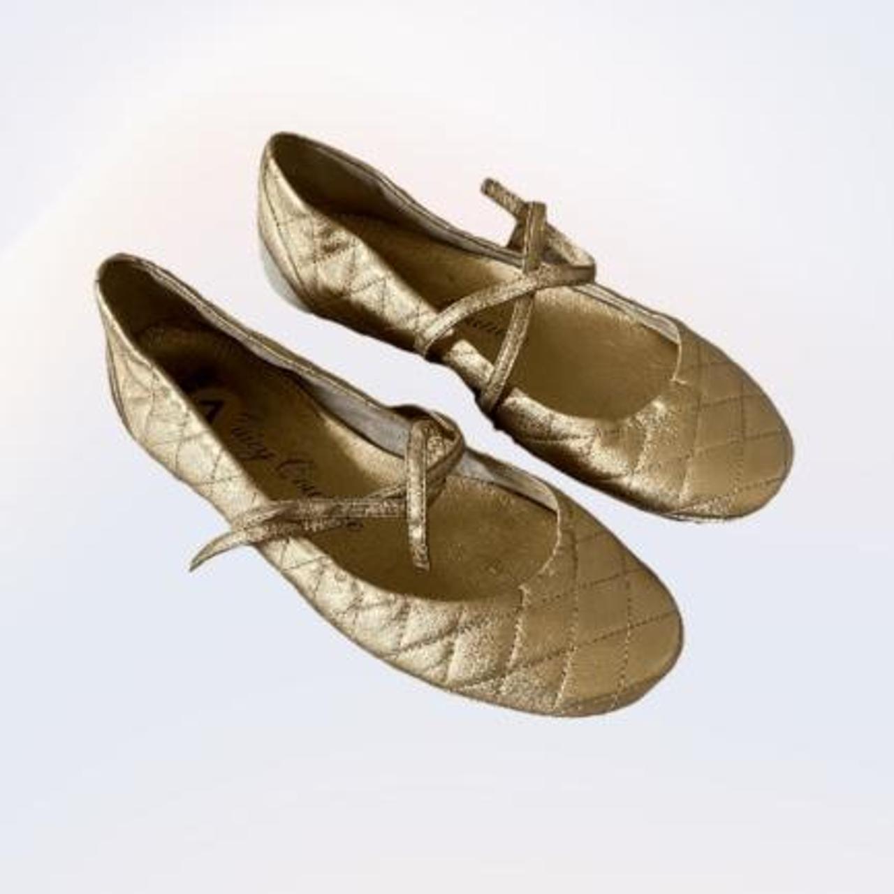 Juicy Couture Women's Ballet Shoes - Gold - US 7