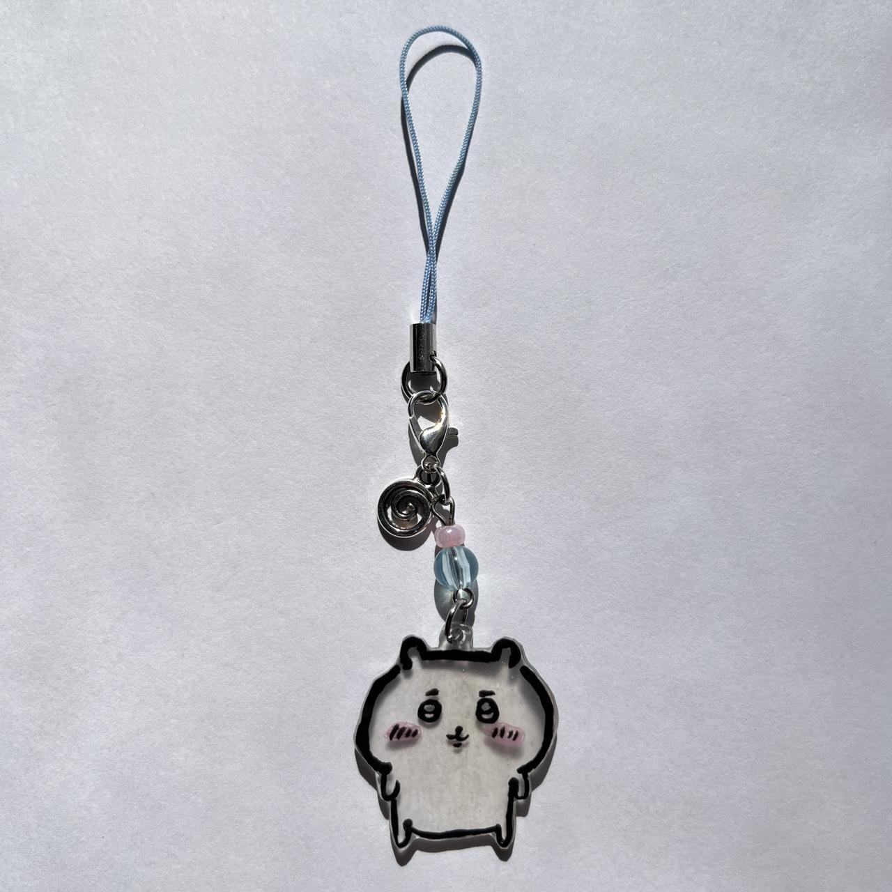 🫧 chiikawa keychain phone charm strap ! handmade... - Depop