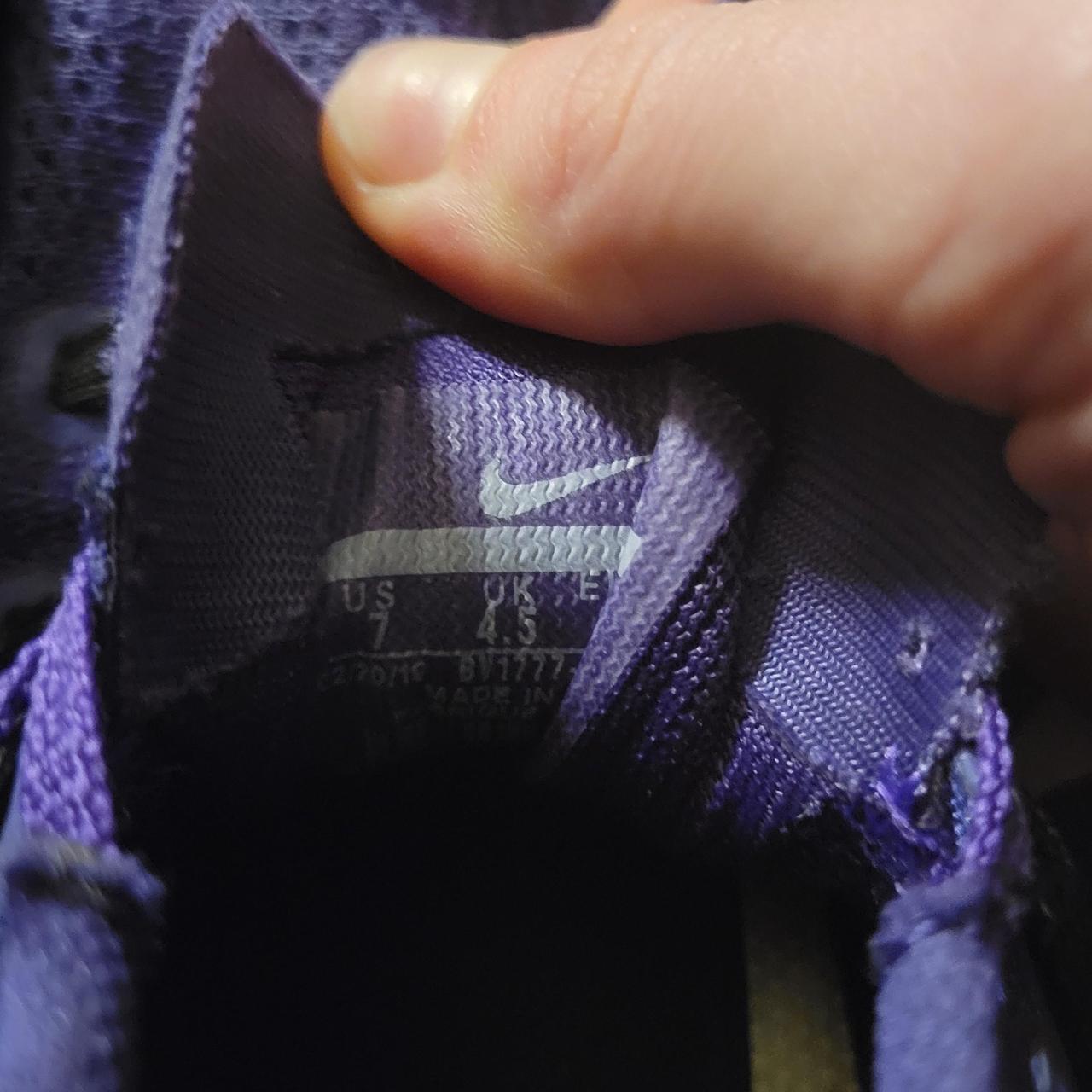 Grape Purple, Nike running shoes Barley worn, very... Depop