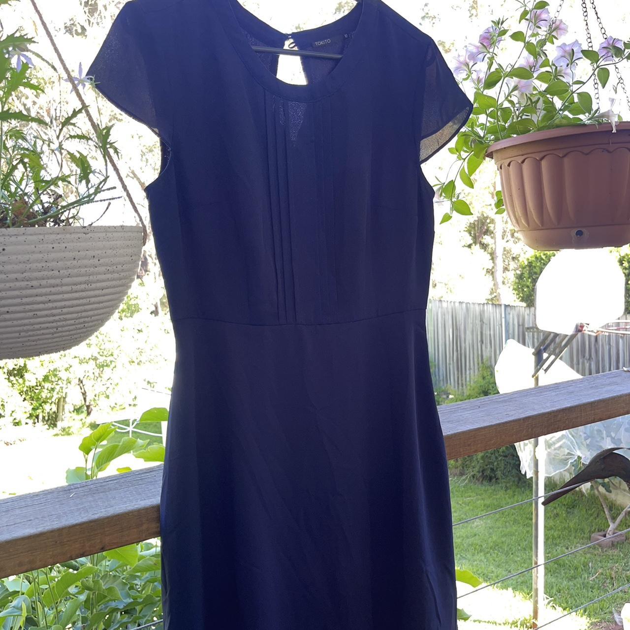 - Tokito Work Dress - A classic work dress in navy... - Depop