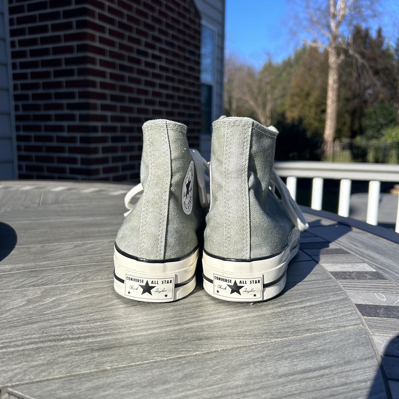 Sage Green Converse Chuck 70 High Tops Women’s size... Depop