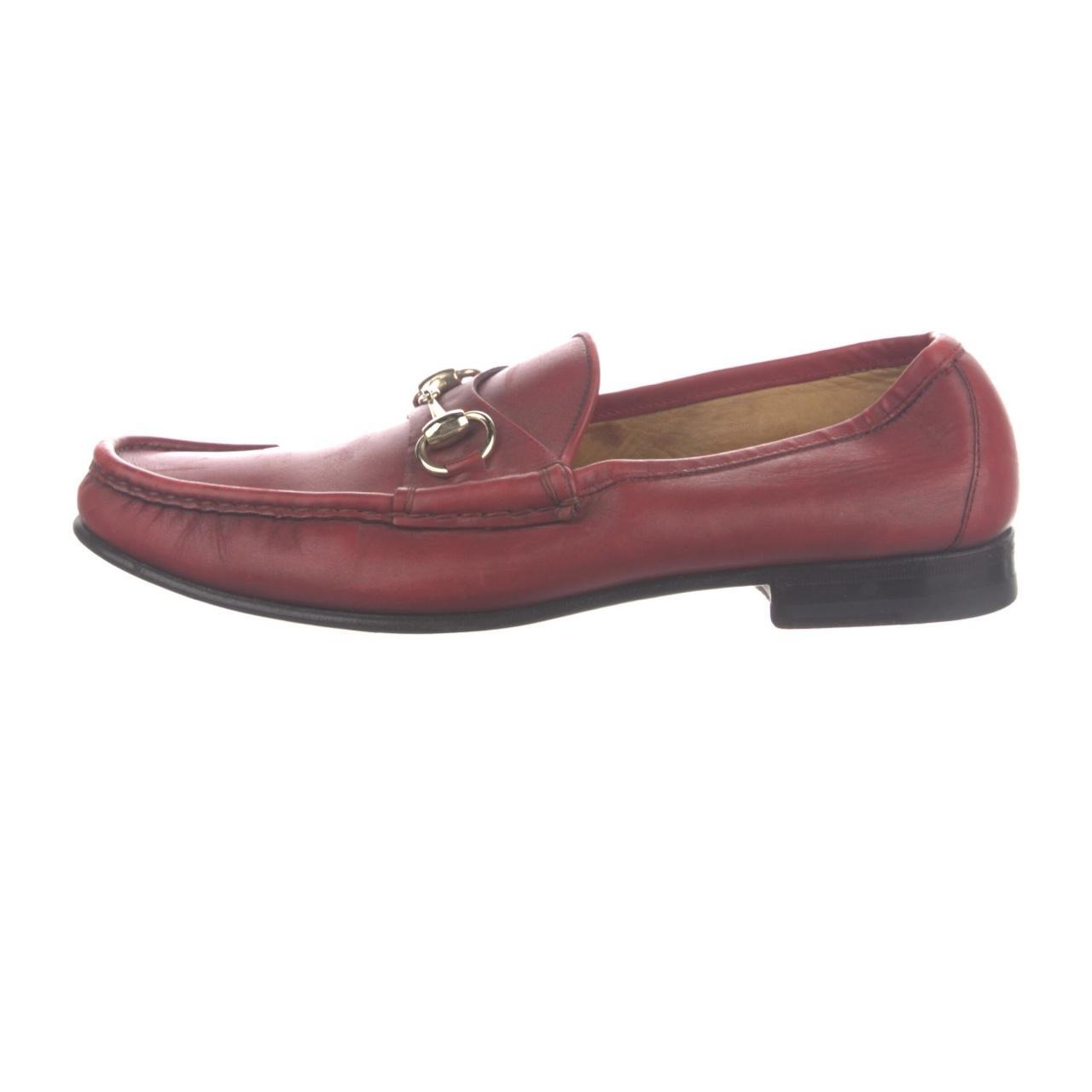 Gucci loafers women on sale red