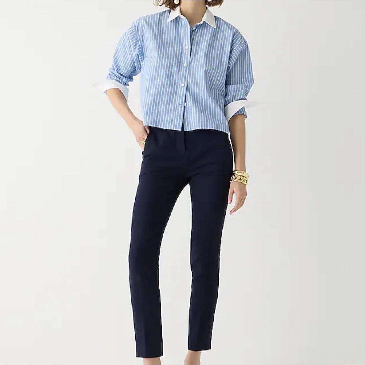 J crew navy store pants