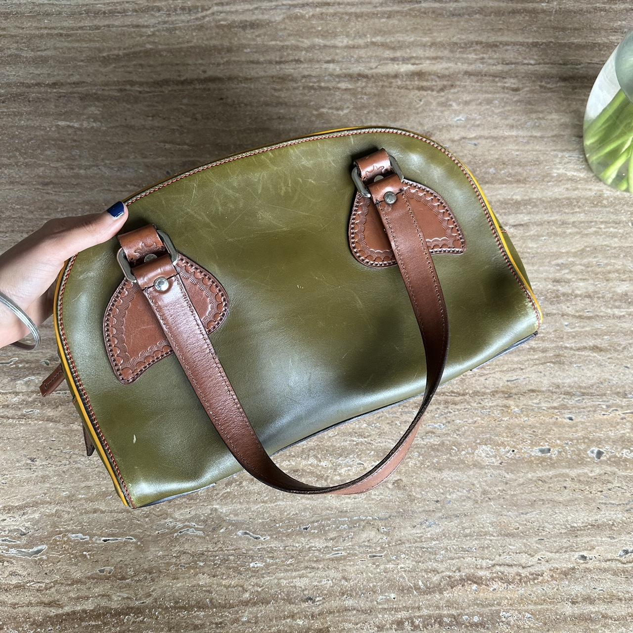 PRADA bag style Milano dal 1913, GREEN. Super cute, - Depop