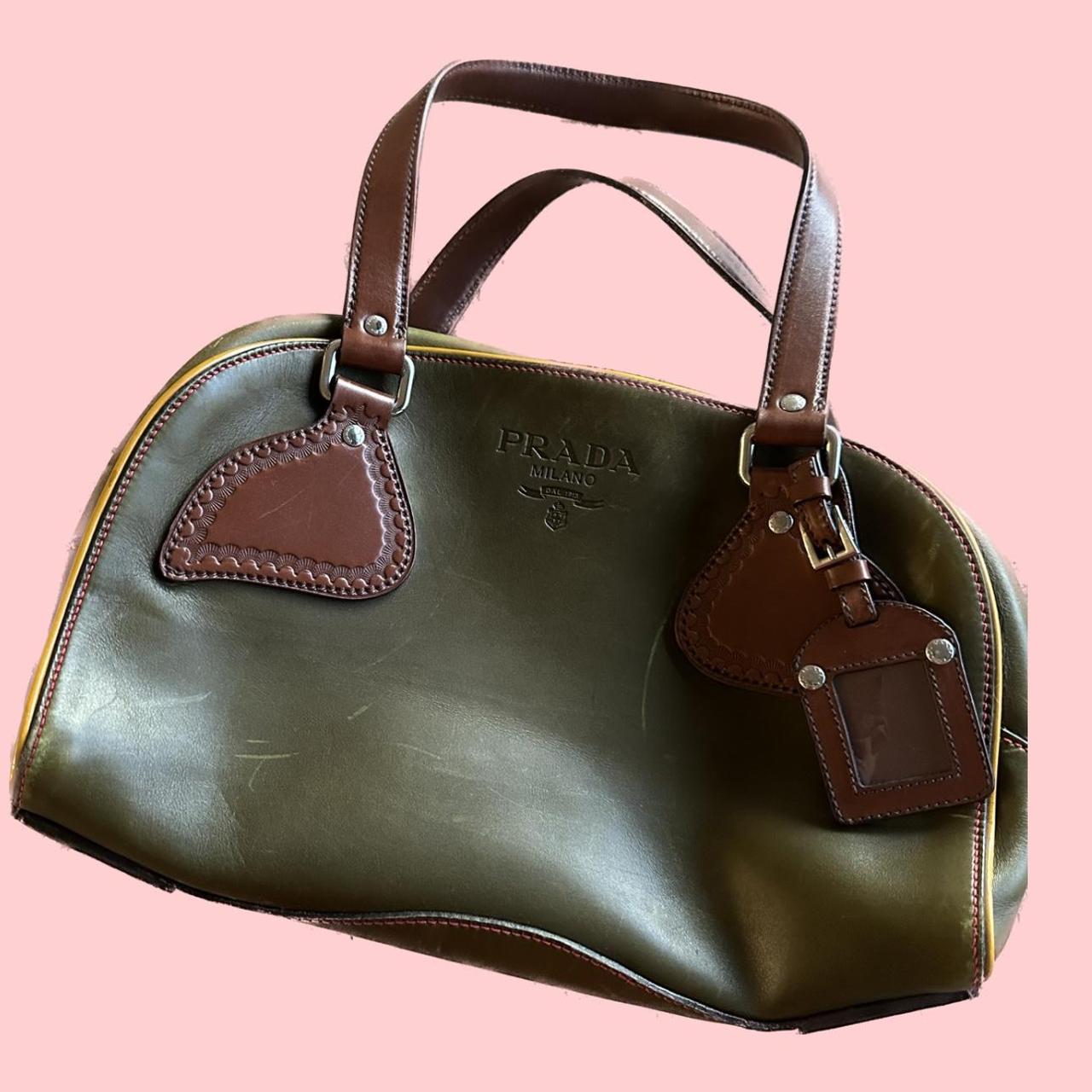 Prada Saffiano Leather Shoulder Bag - Farfetch