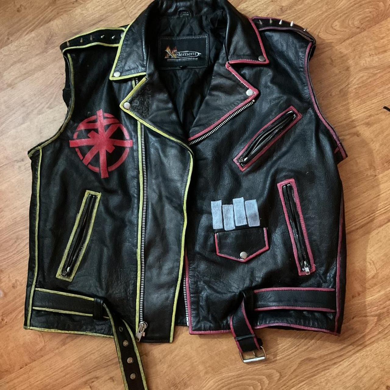 Men's Vest - Black/Multi - 3XL – Punk rock vest r… - image 3