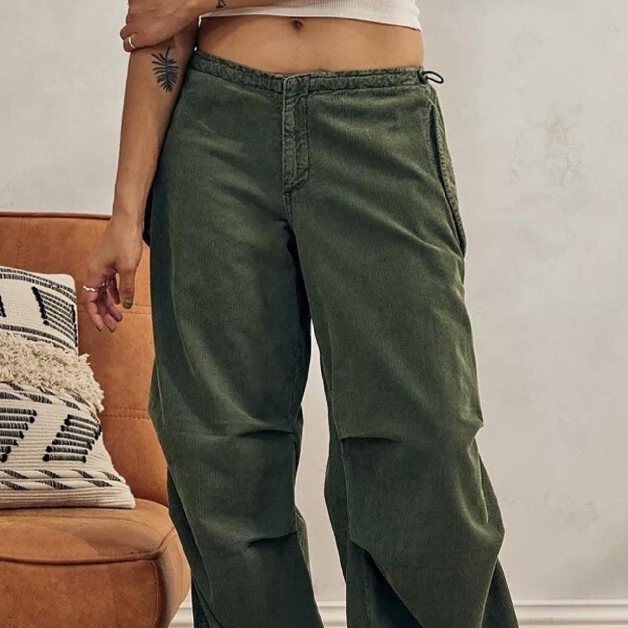 BDG Thyme Corduroy Baggy Tech Pants Urban... Depop