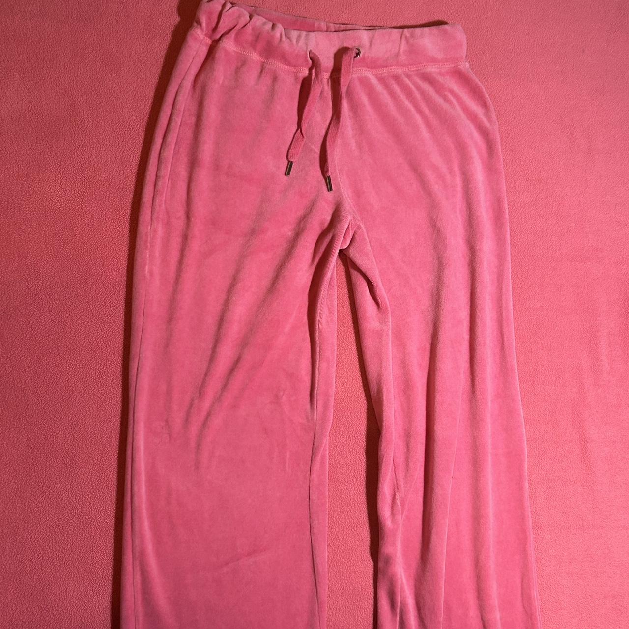 Pink velvet-pants - Depop