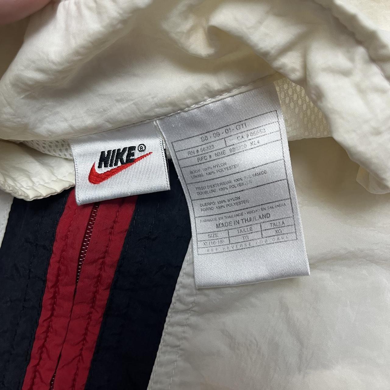 Vintage Nike Red White Blue Windbreaker Says kids... - Depop