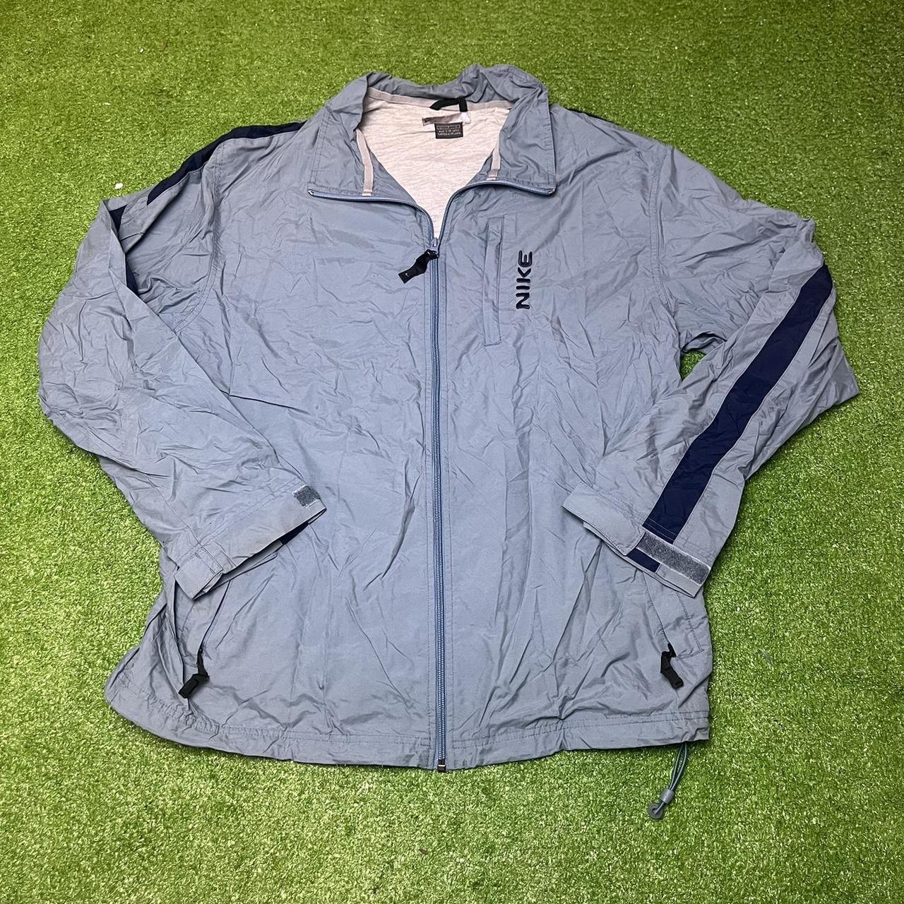 Vintage Blue Nike Windbreaker Great condition Mens... Depop