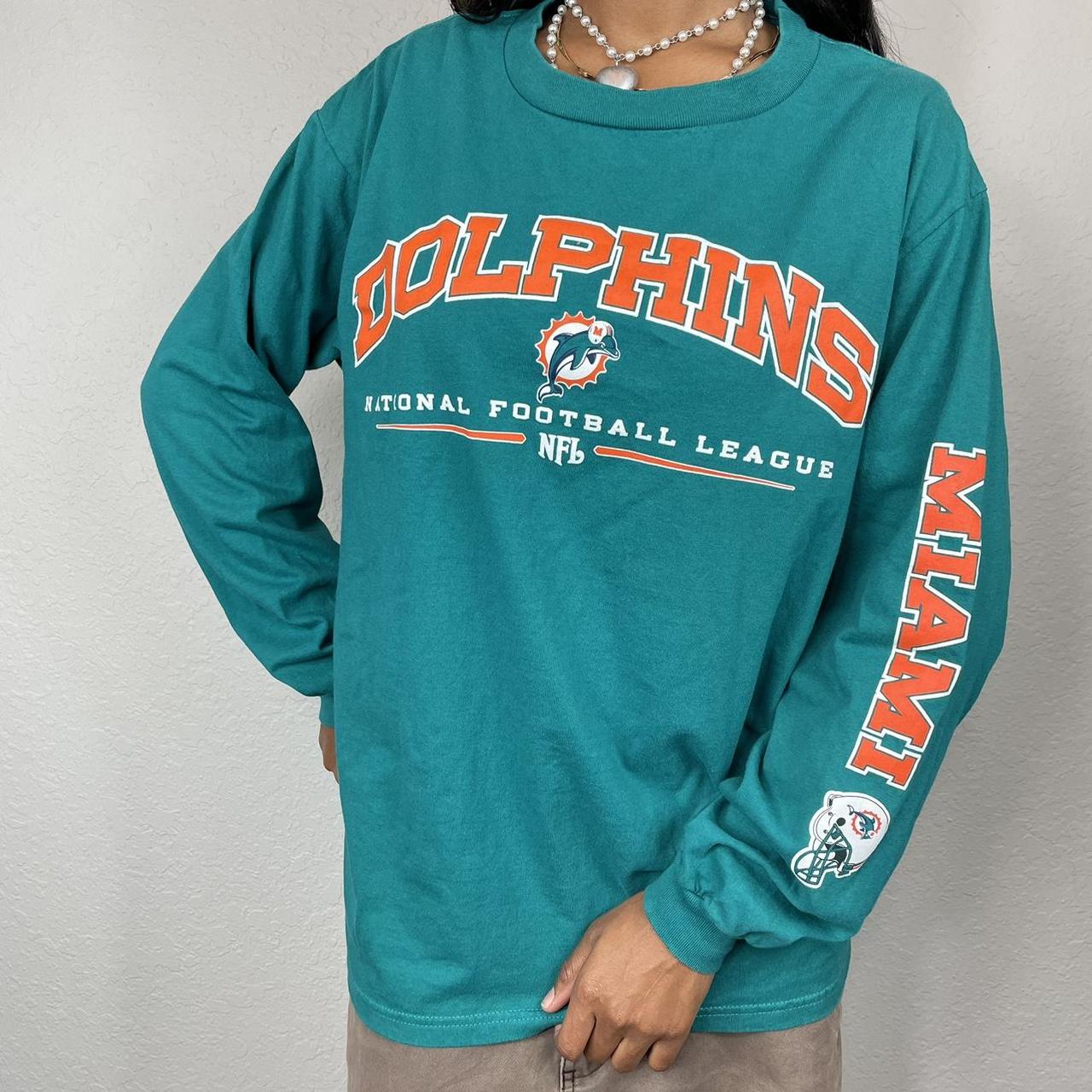 Vintage 2000 miami dolphins football shirt. Vintage - Depop