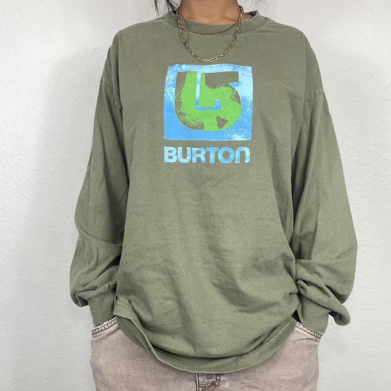 Burton Women's Green and Blue T-shirt