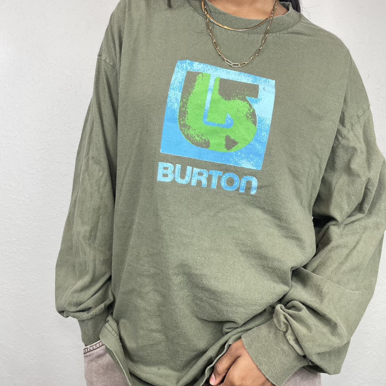 Burton Women's Green and Blue T-shirt (3)