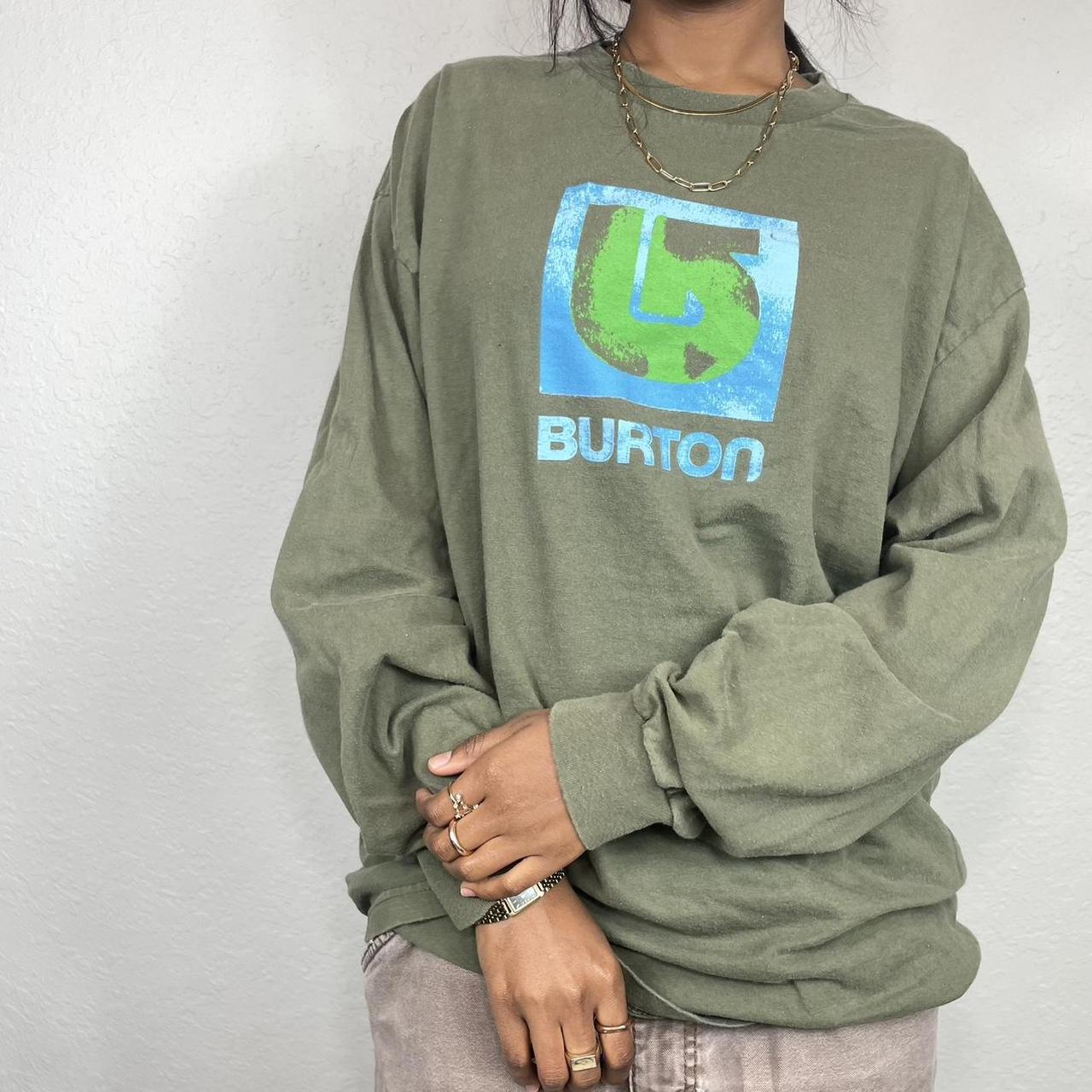 Burton Women's Green and Blue T-shirt (4)