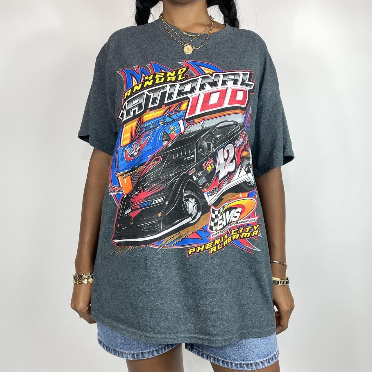 Mens T-shirt Vintage Racing Cars Graphic Tee