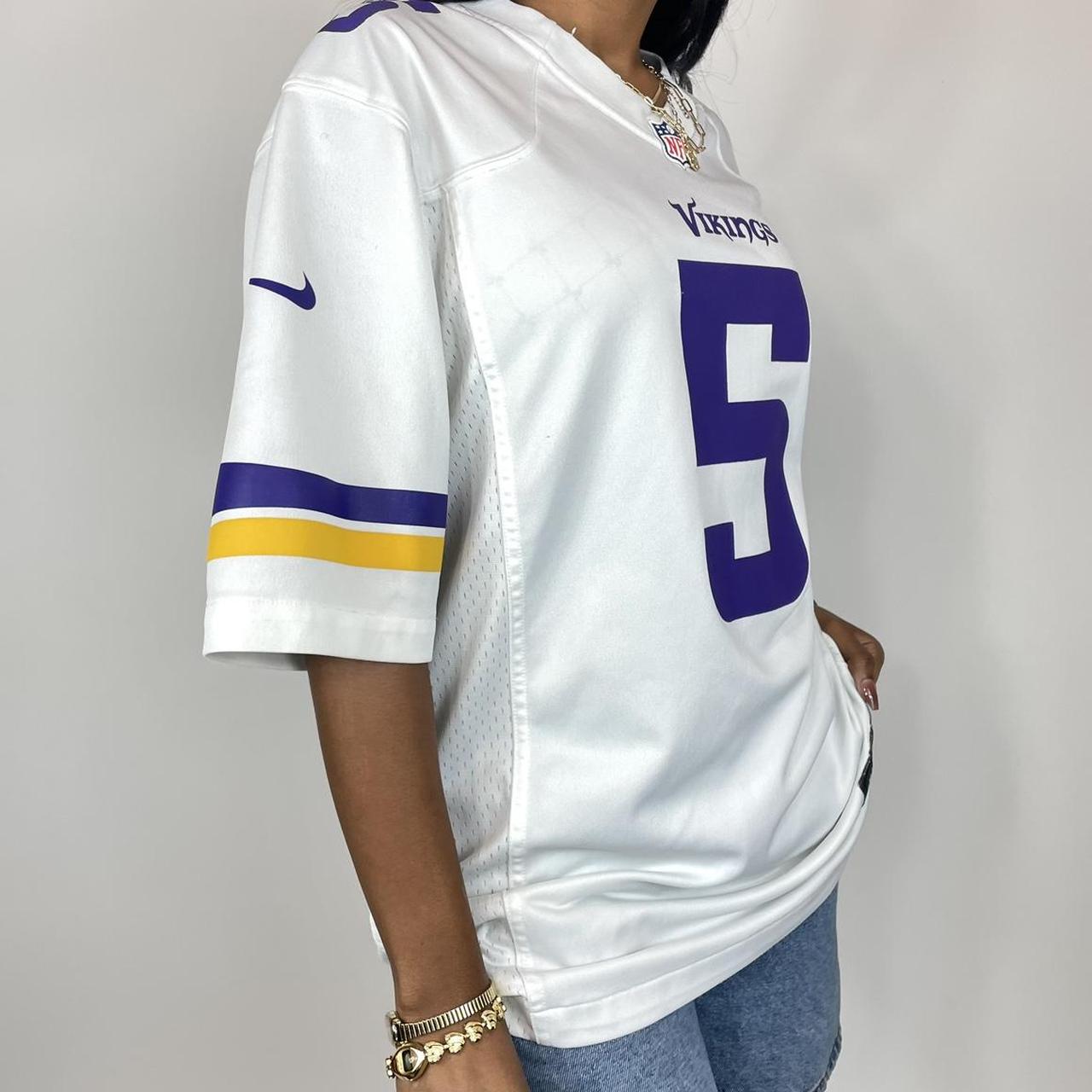 Purple Minnesota Vikings spellout hoodie! This is so - Depop