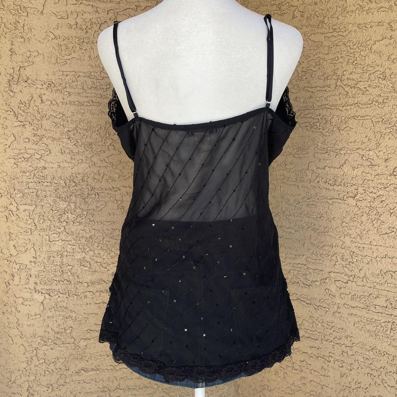 Y2K Fairy Cami Sequin Tank Top Slip Camisole Cherry... - Depop