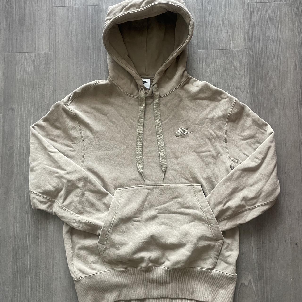 nike hoodie womens beige