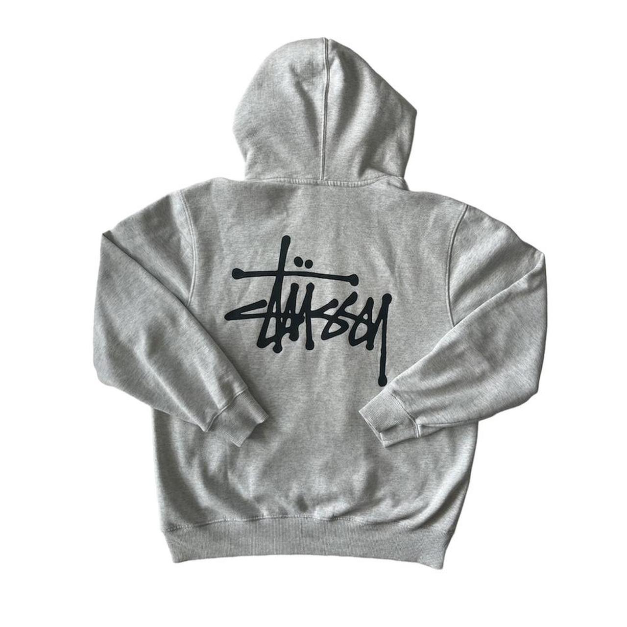 Stussy heather grey hoodie 🎱 Such a nice piece, has... - Depop