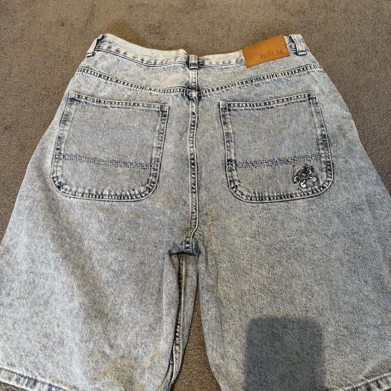 route one baggy jorts only worn a few times perfect... - Depop