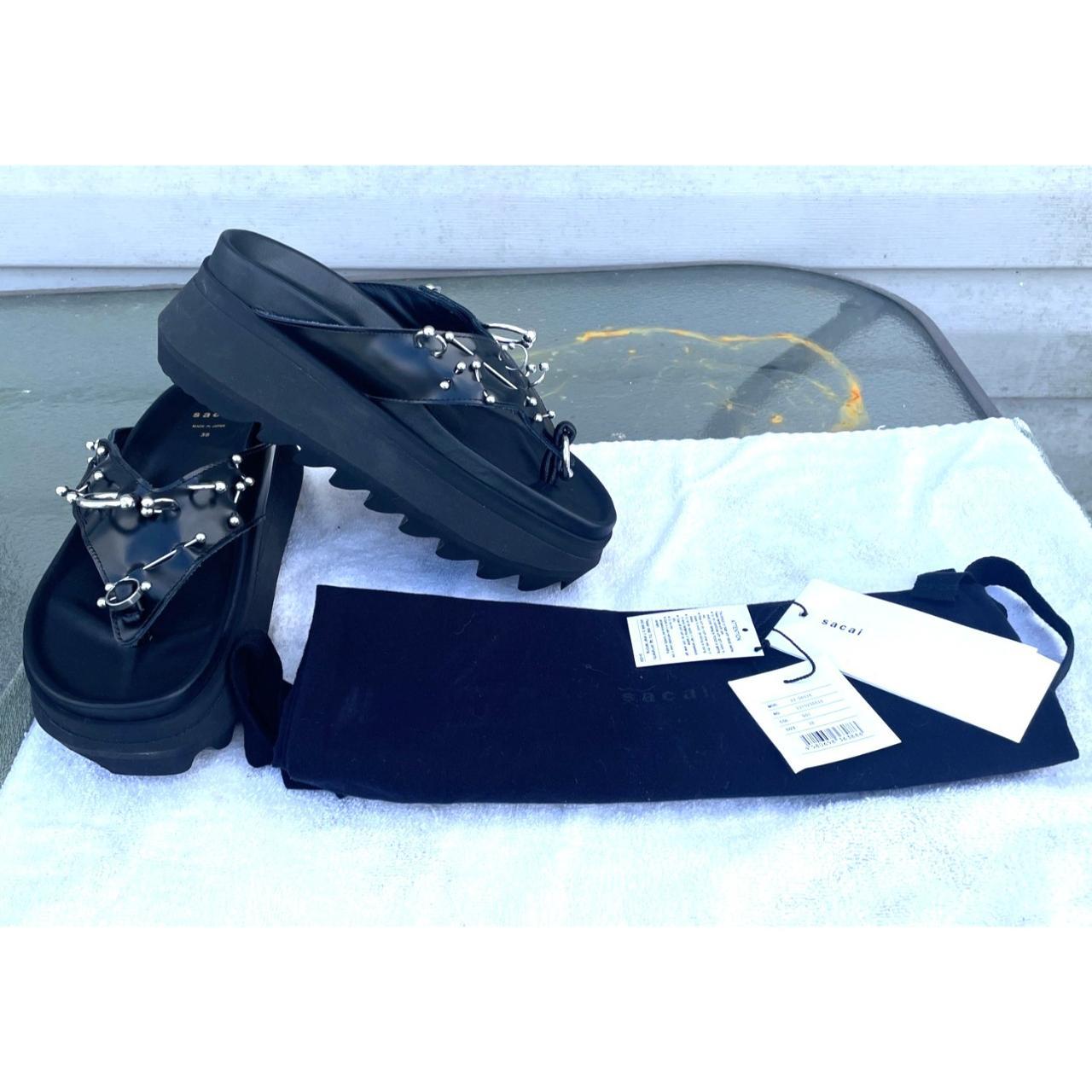 Sacai's NWT women's size 38 Pierced Leather Platform | Depop