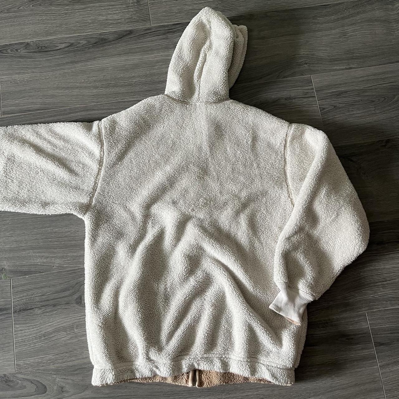 HOLLISTER REVERSIBLE SUPER COZY ZIP UP HOODIE! -... - Depop